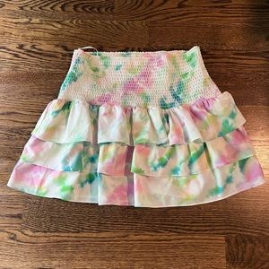 Amanda Uprichard mini skirt gorgeous colors